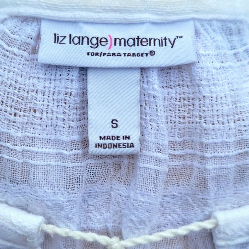 Liz Lange 100% Cotton Gauze Maternity Top